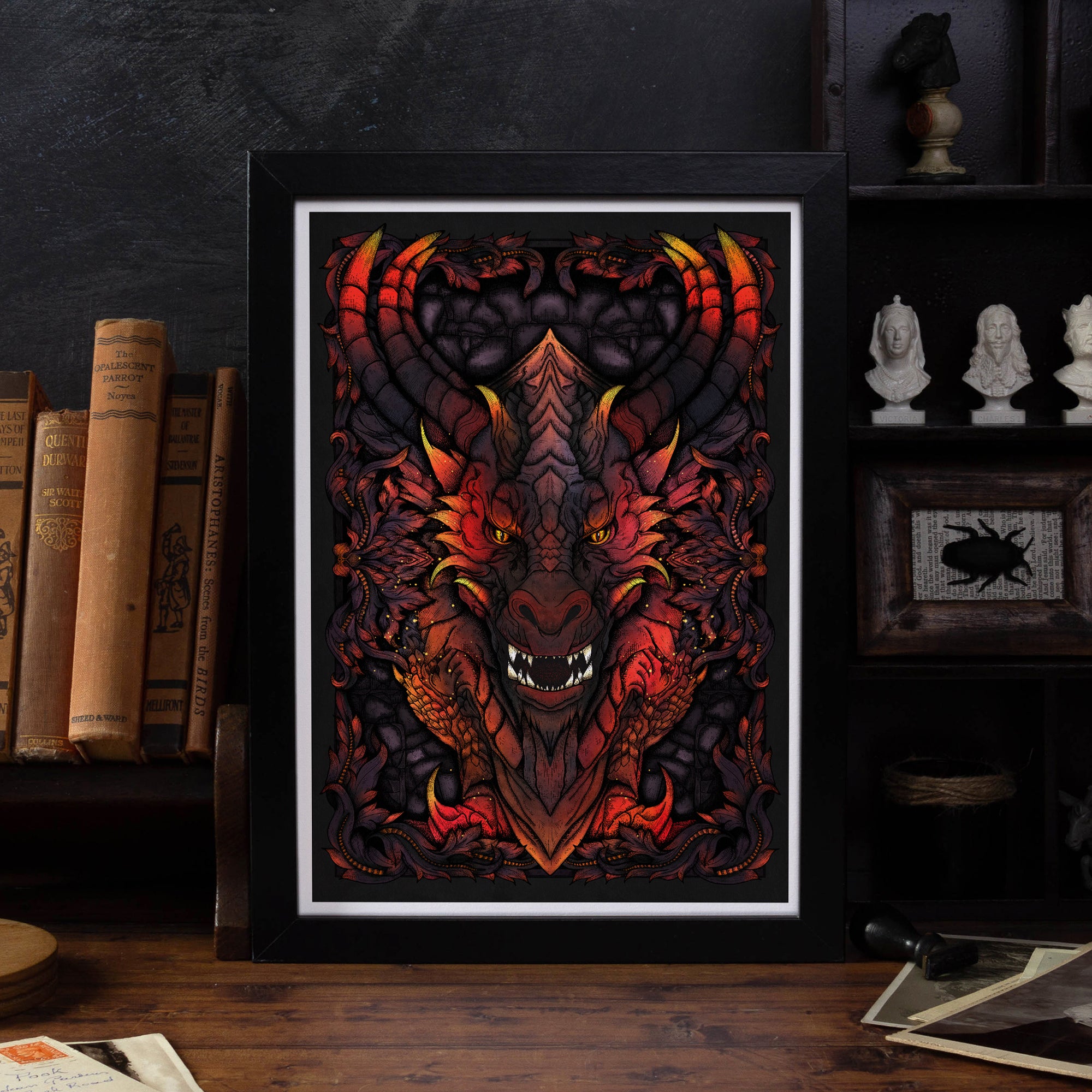 Ember Dragon - Giclée Art Print
