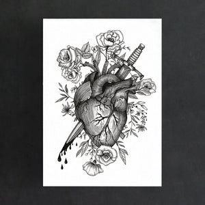 Bleeding Heart - Digital Art Print - Print is Dead