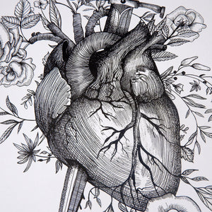 Bleeding Heart - Digital Art Print - Print is Dead