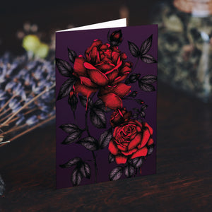 Bleeding Roses - Greeting Card (Gloss)