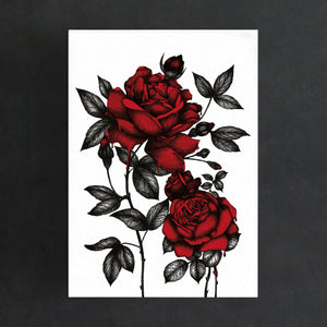 Bleeding Roses - Digital Art Print - Print is Dead