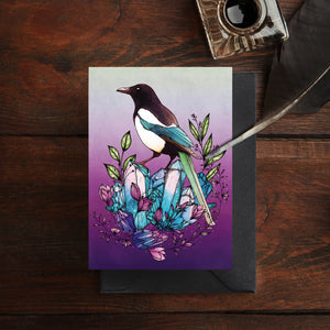 Crystal Magpie - Greeting Card (Gloss)