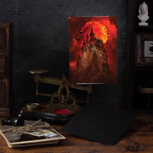 Blood Moon Castle - Greeting Card (Gloss)
