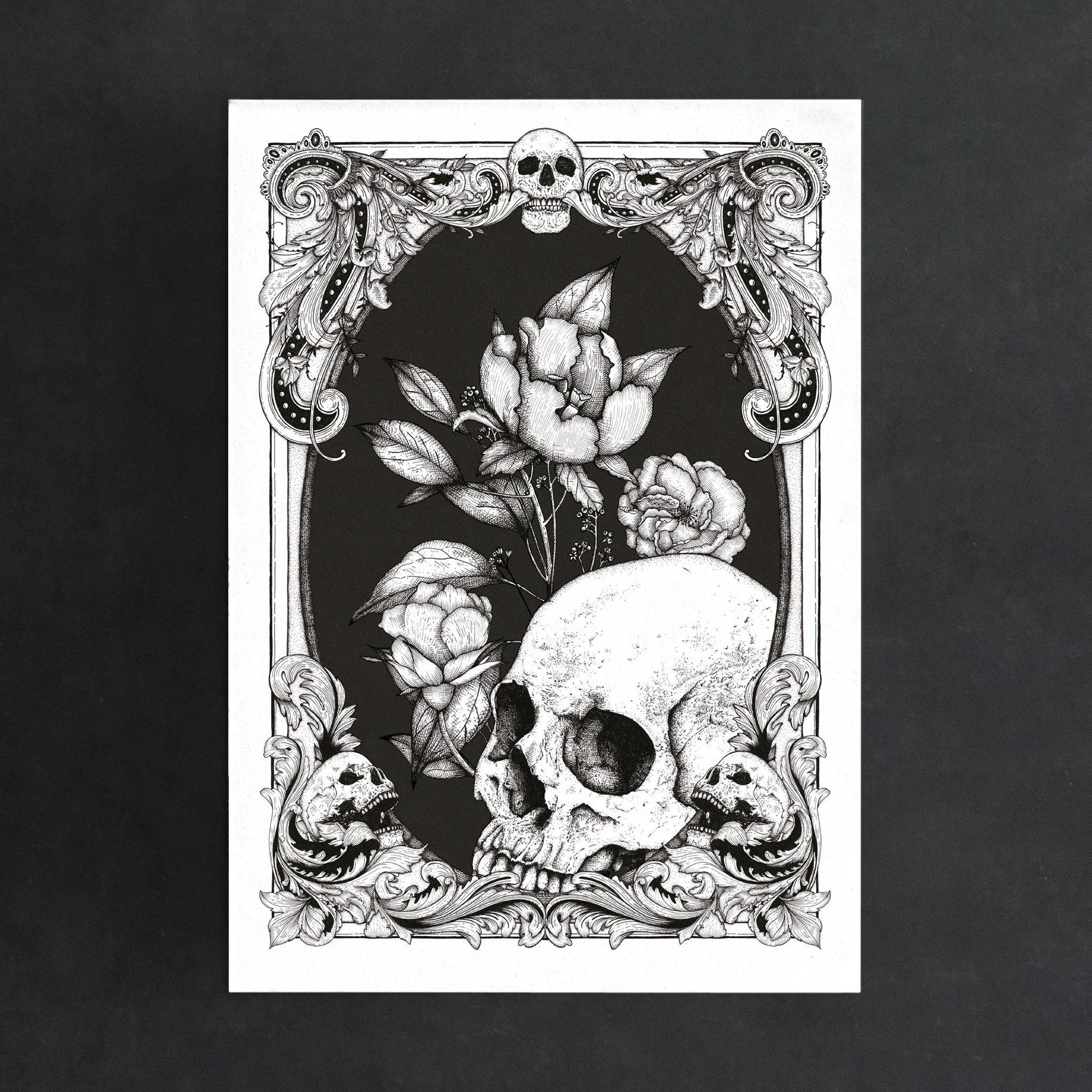 Memento Mori - Digital Art Print - Print is Dead