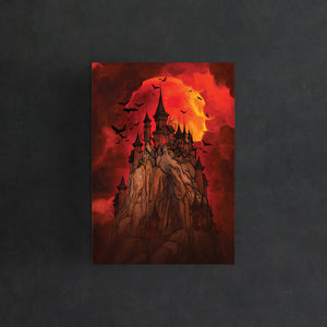Blood Moon Castle - Postcard Mini Print