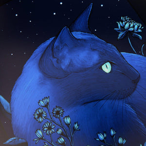 Starlight Witch's Cat - Giclée Art Print - Print is Dead