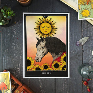 The Sun Tarot - Giclée Art Print - Print is Dead