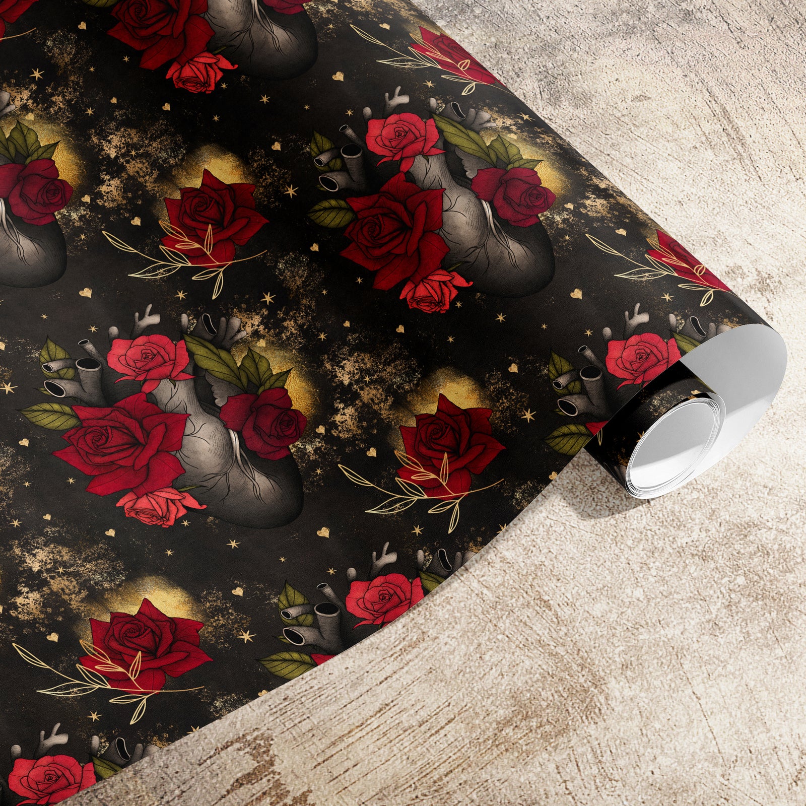 Anatomical Heart Gift Wrapping Paper