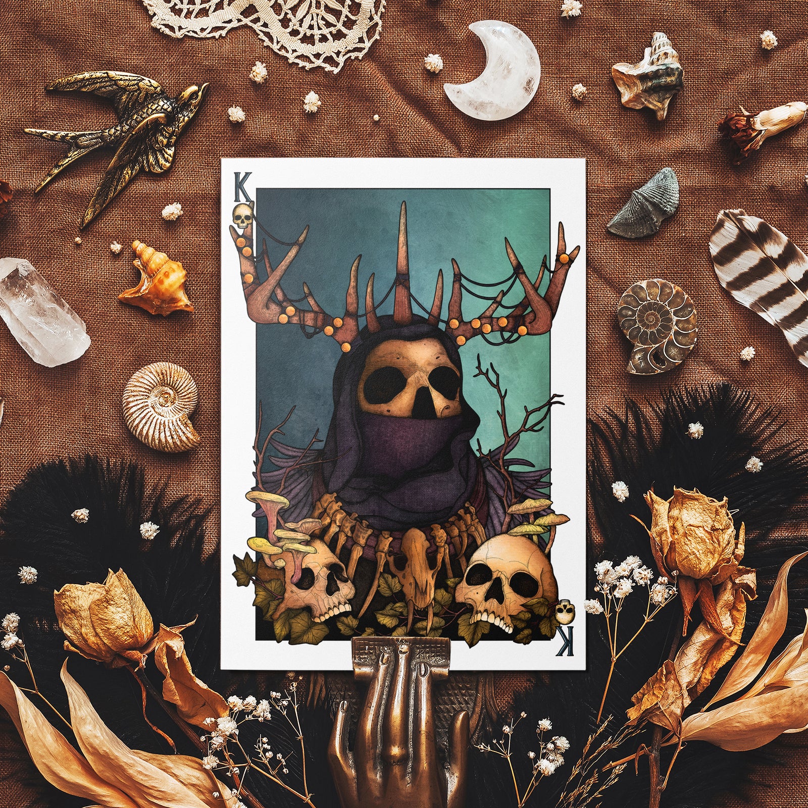 Antler King - Mohawk Fine Art Postcard