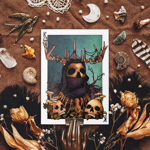 Antler King - Mohawk Fine Art Postcard