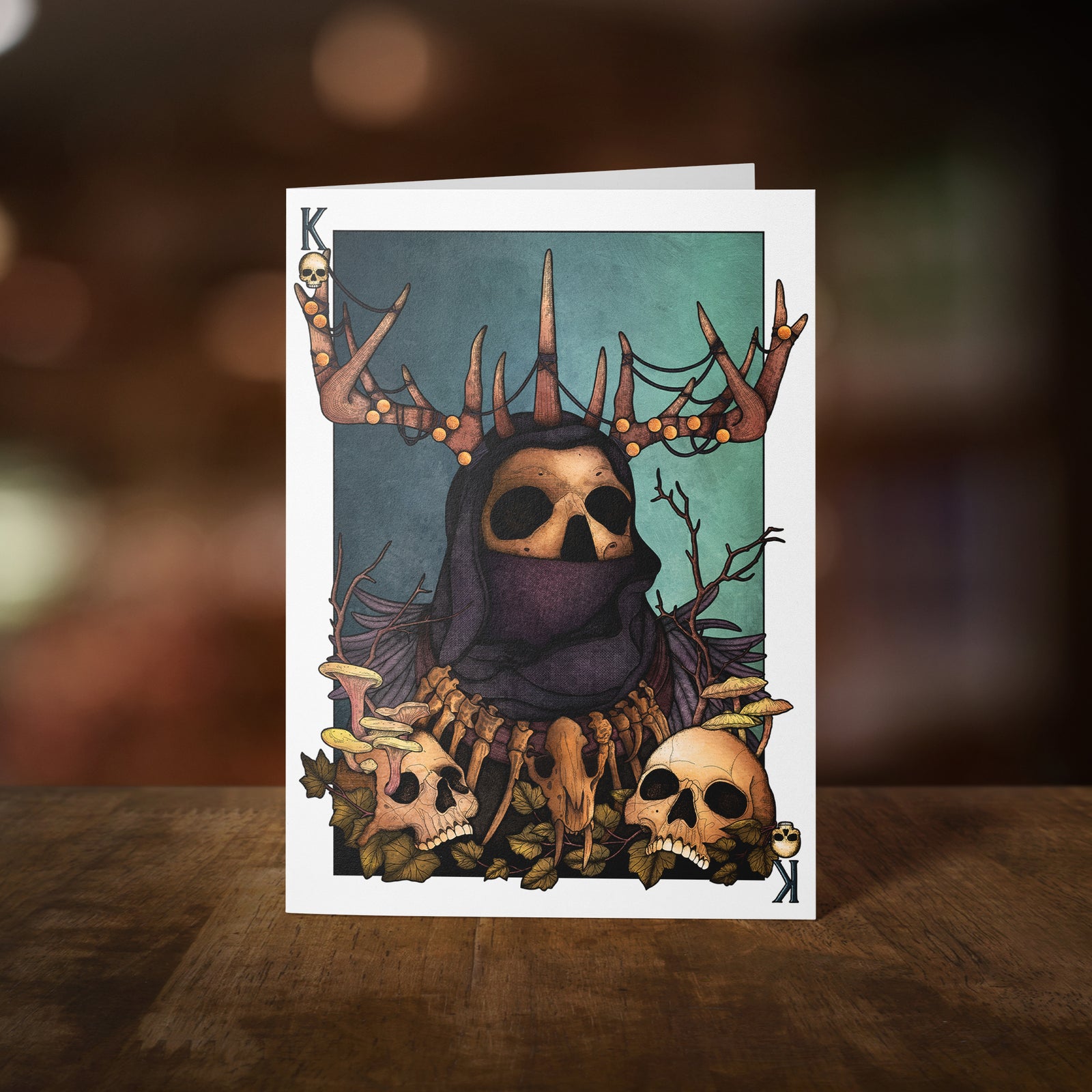 Antler King - Greeting Card