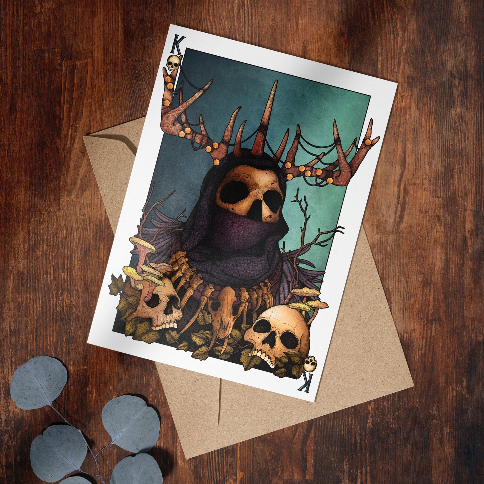 Antler King - Greeting Card