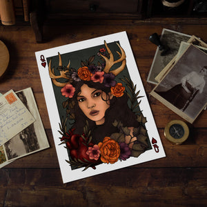 The Antler Queen - Giclée Art Print