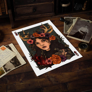 The Antler Queen - Giclée Art Print