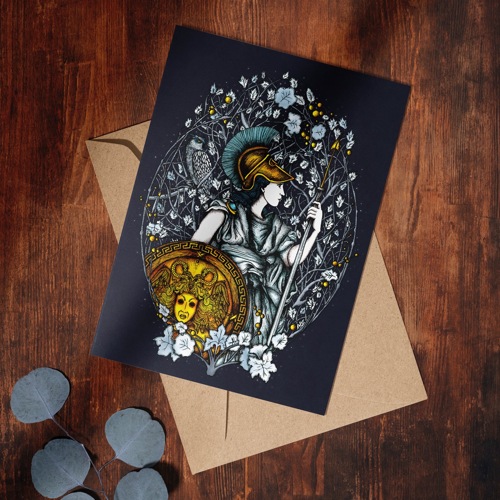 Athena - Greeting Card