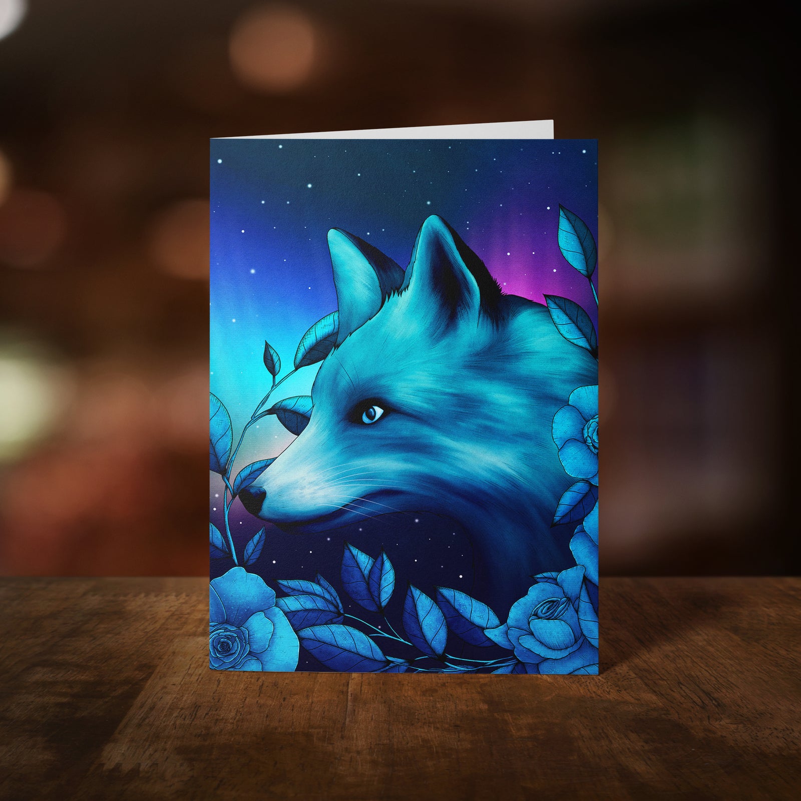 Aurora Fox - Greeting Card