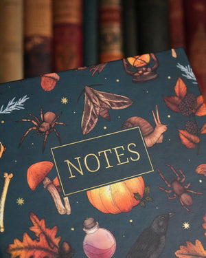 Autumn Witch - Foiled Hard Cover Notebook