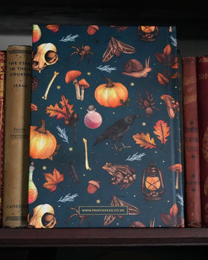 Autumn Witch - Foiled Hard Cover Notebook