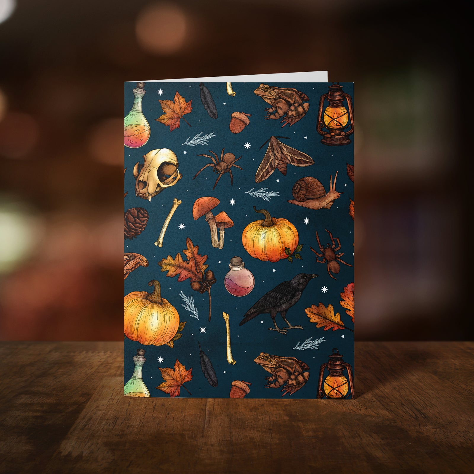 Autumn Witch - Greeting Card