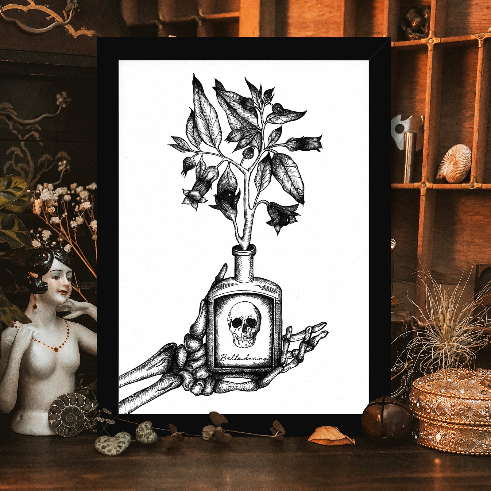 Belladonna - Framed Giclée Art Print