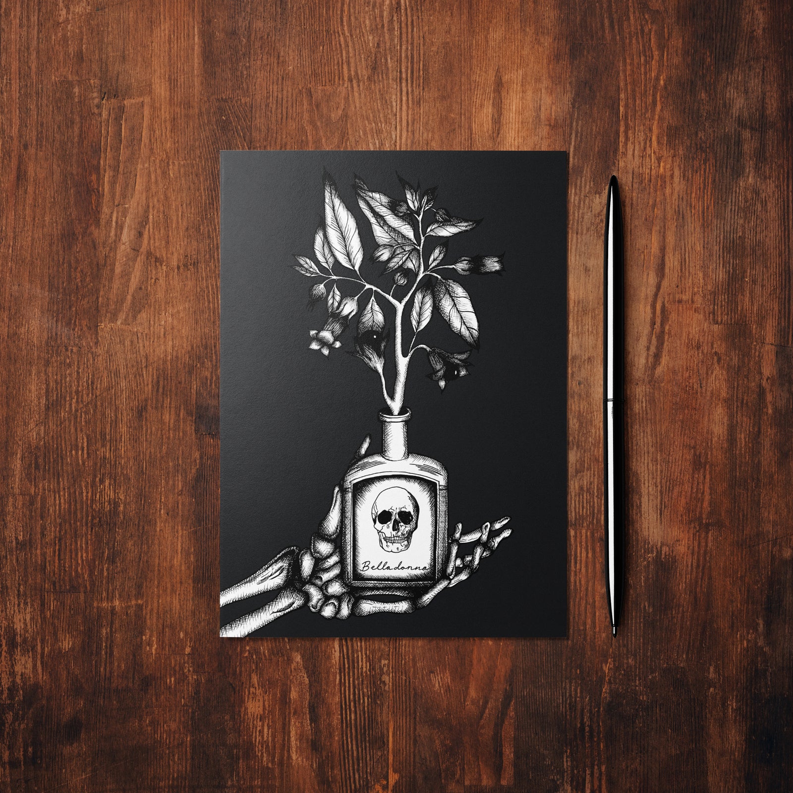 Belladonna - Glossy Fine Art Postcard