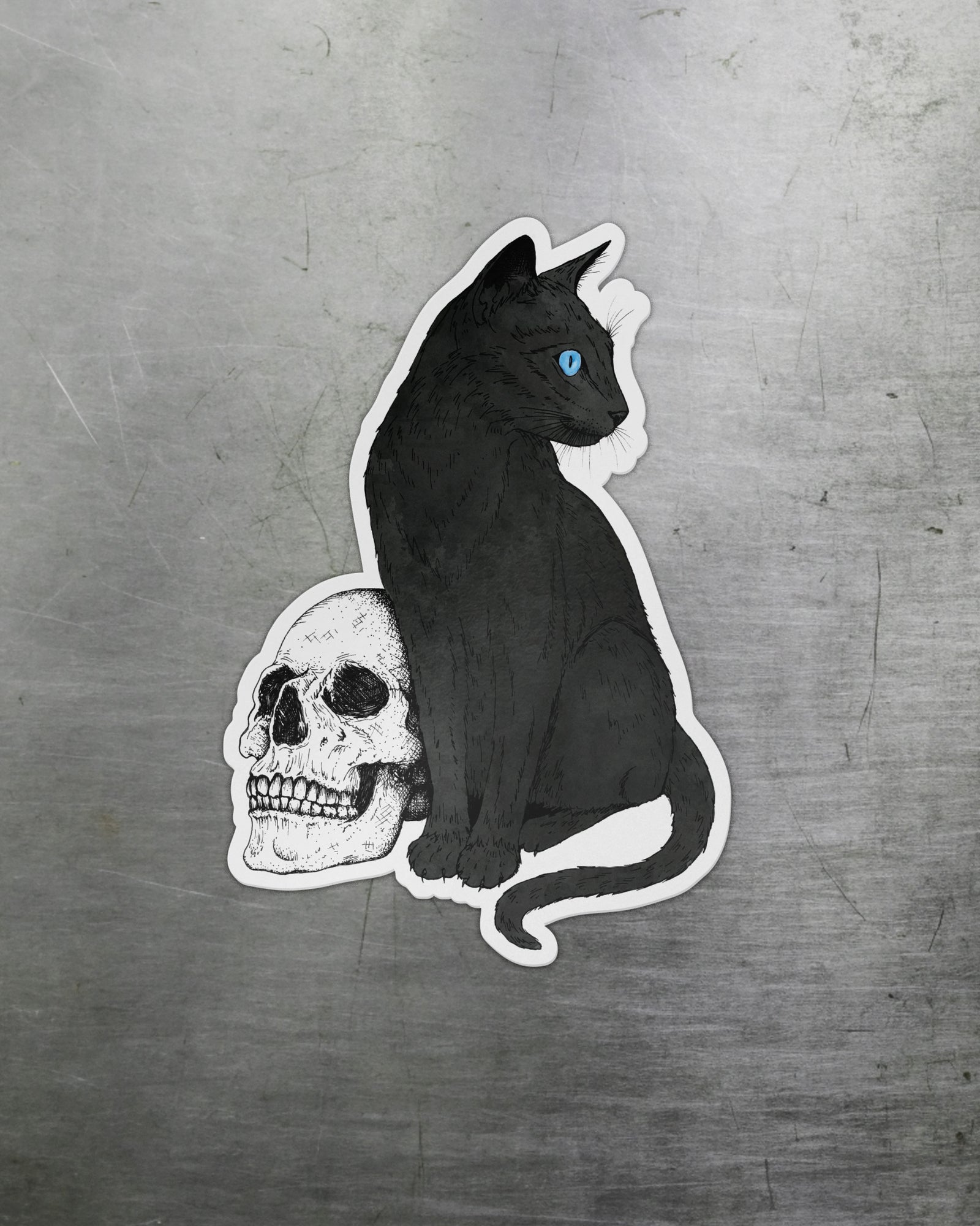 Black Cat - Magnet