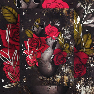Black Heart - Foil Art Print