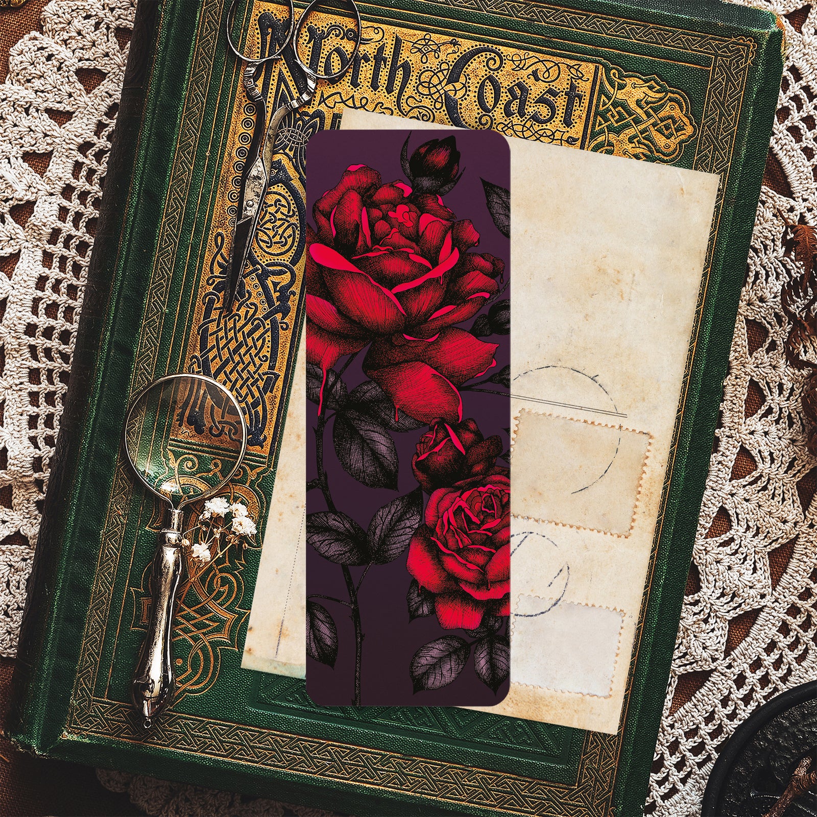 Bleeding Roses - Bookmark
