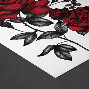 Bleeding Roses - Giclée Art Print