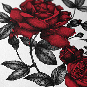 Bleeding Roses - Giclée Art Print