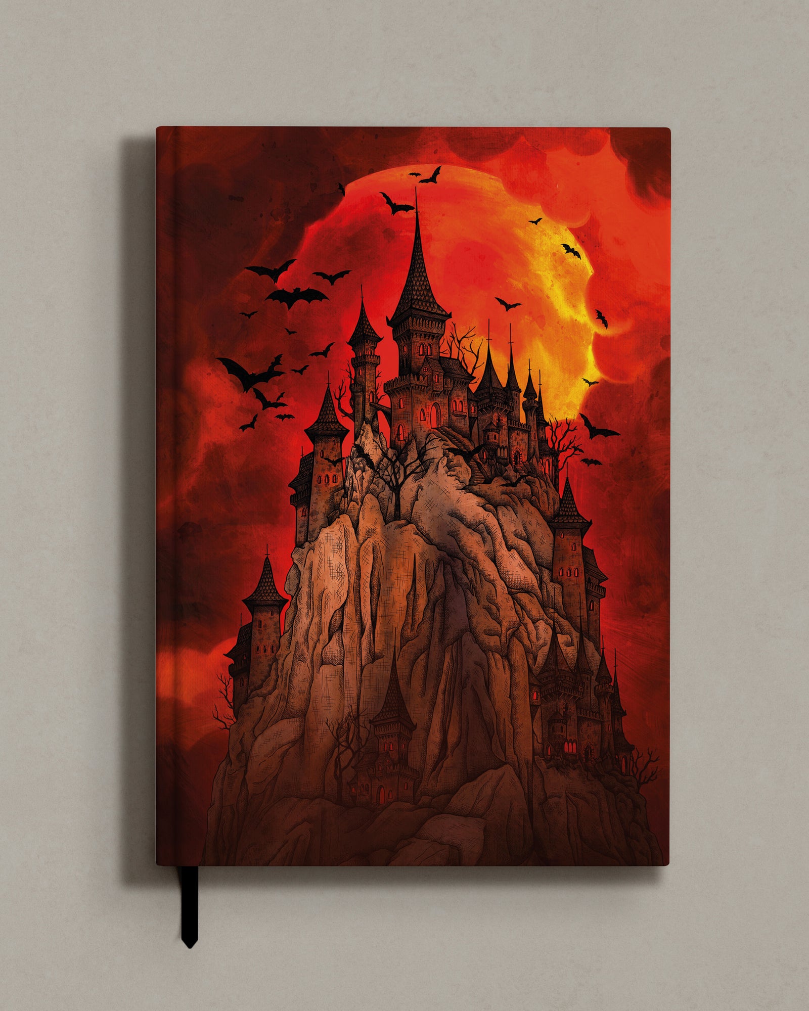 Blood Moon Castle - Hard Cover Notebook