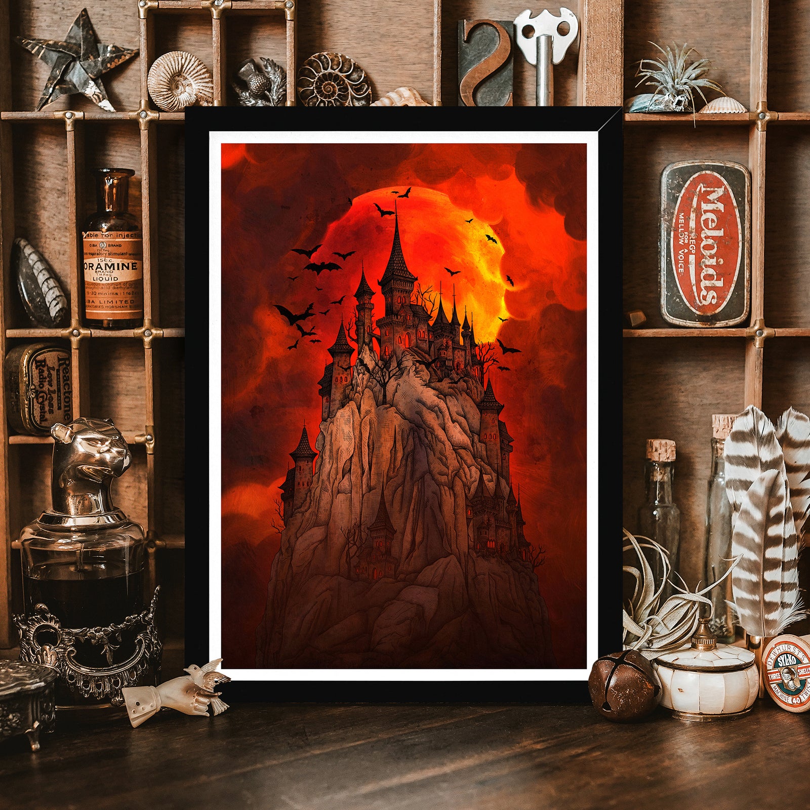 Blood Moon - Framed Giclée Art Print