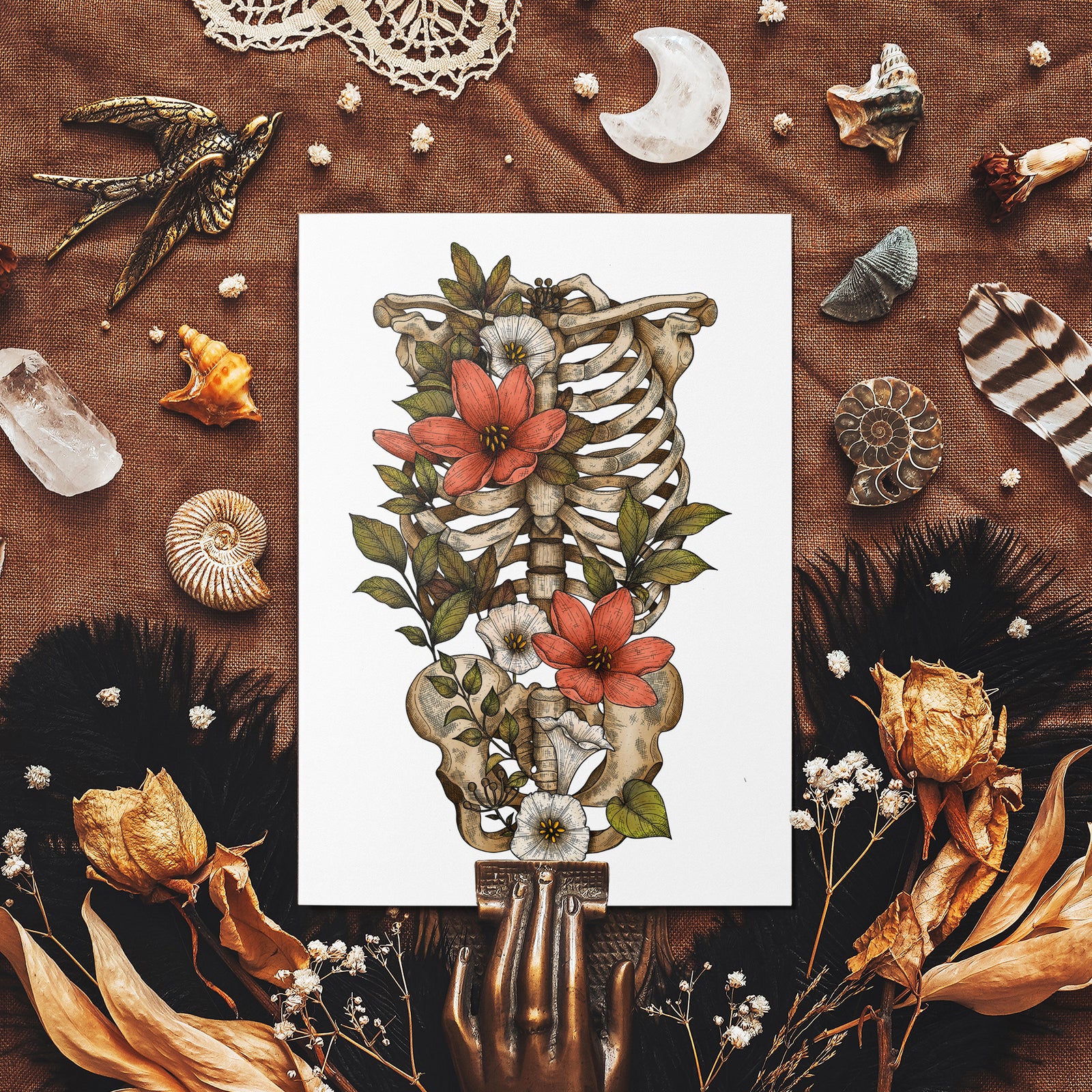 Bloom and Gloom - Mohawk Fine Art Postcard