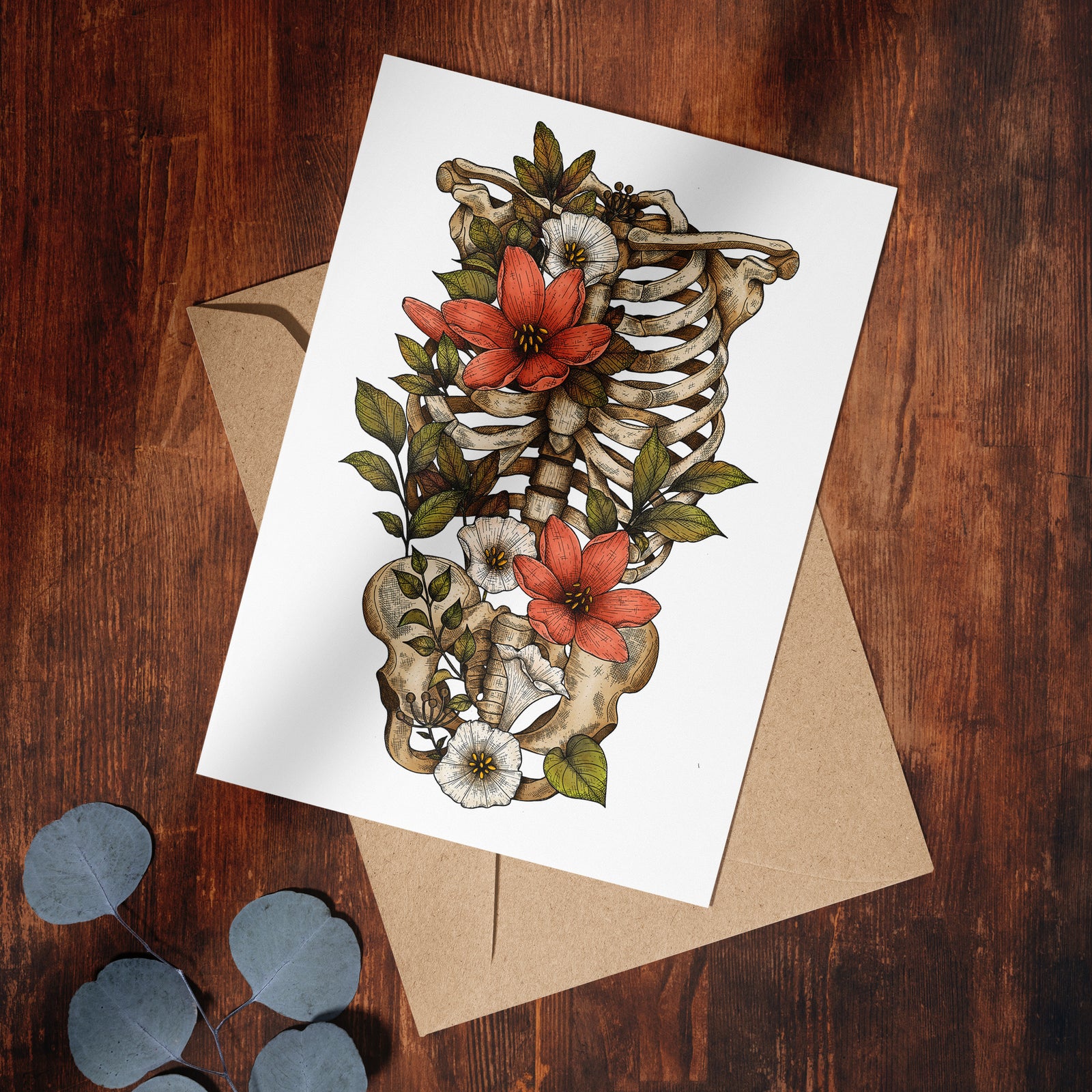 Bloom and Gloom - Greeting Card