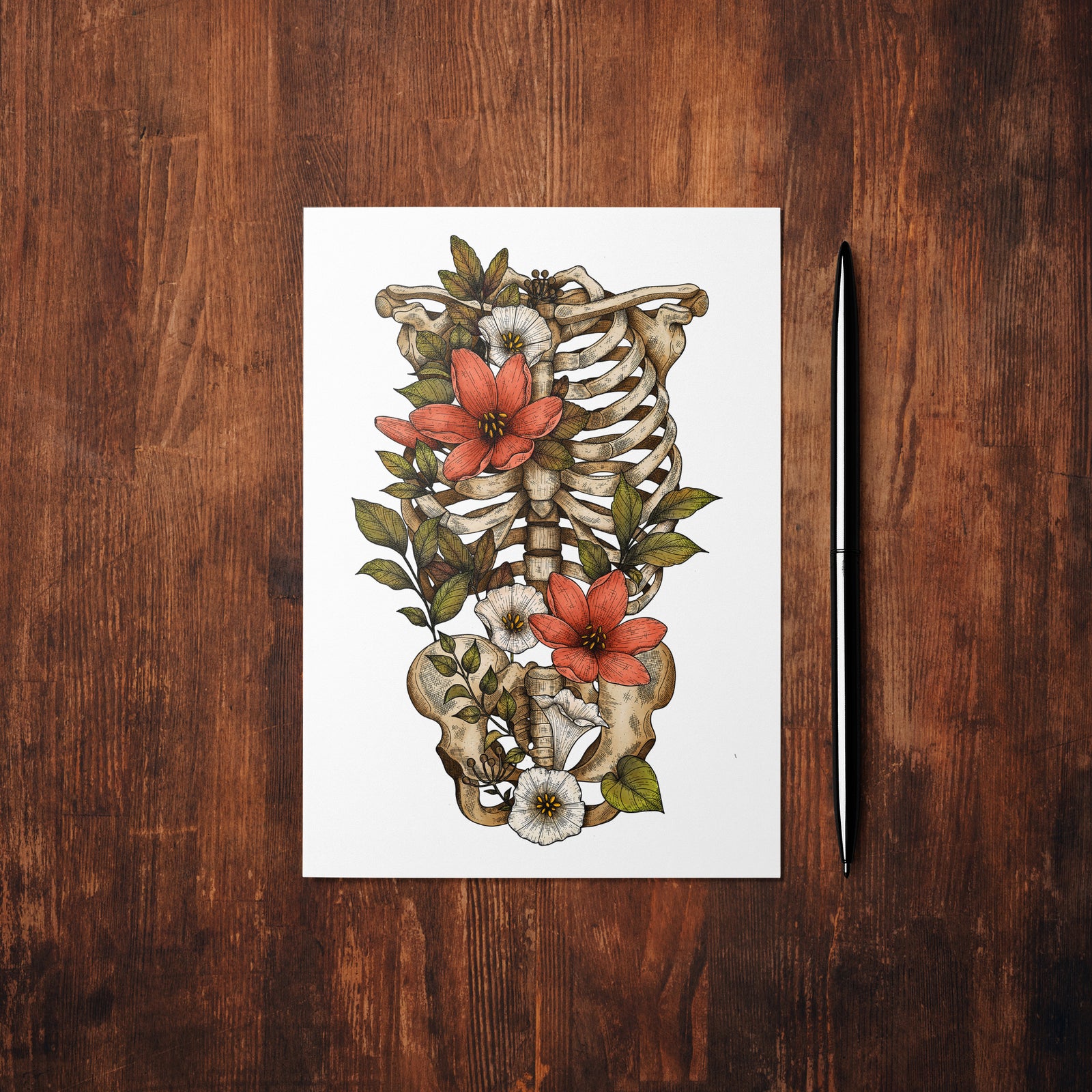 Bloom and Gloom - Mohawk Fine Art Postcard