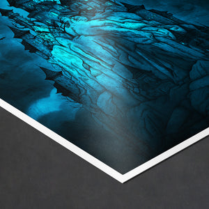 Blue Moon Castle - Giclée Art Print
