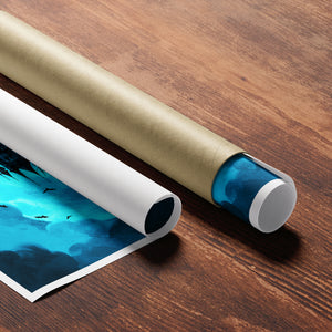 Blue Moon Castle - Giclée Art Print