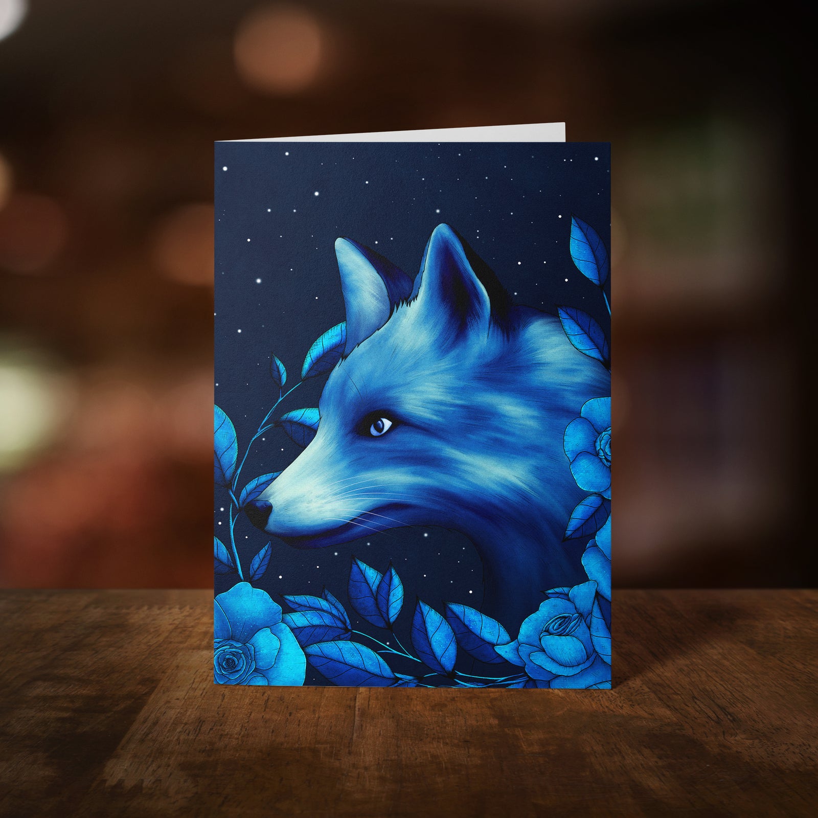 Celestial Fox - Greeting Card