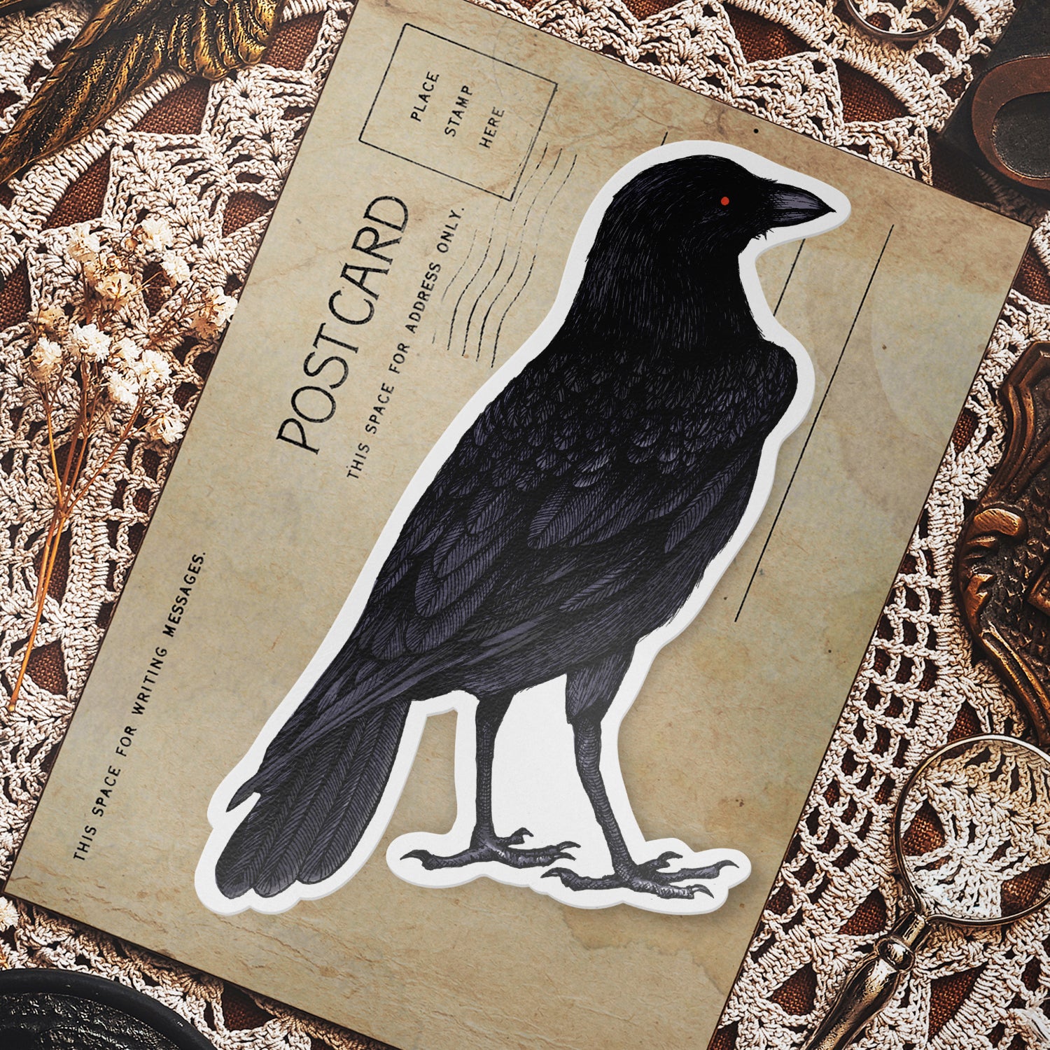 Crow - Vinyl Sticker