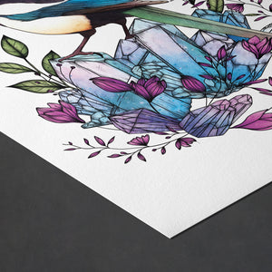 Crystal Magpie - Giclée Art Print