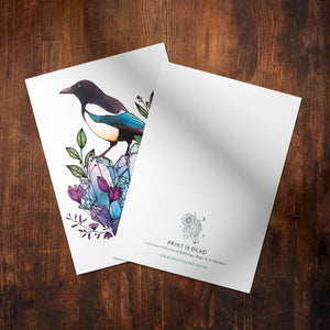 Crystal Magpie - Mohawk Fine Art Postcard