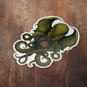 Cthulhu D20 - Vinyl Sticker