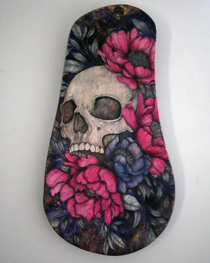 Death Blossom Original Wood Art