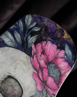 Death Blossom Original Wood Art