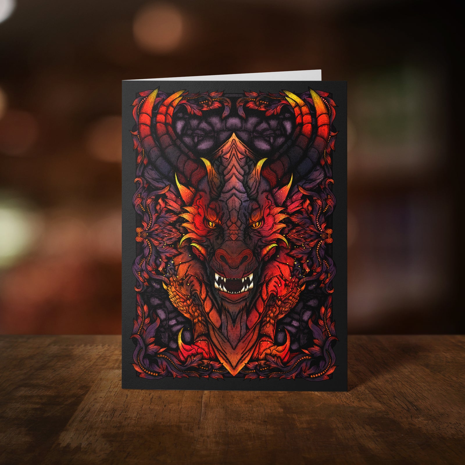 Ember Dragon - Greeting Card