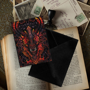 Ember Dragon - Greeting Card (Gloss)