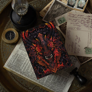 Ember Dragon - Postcard Mini Print