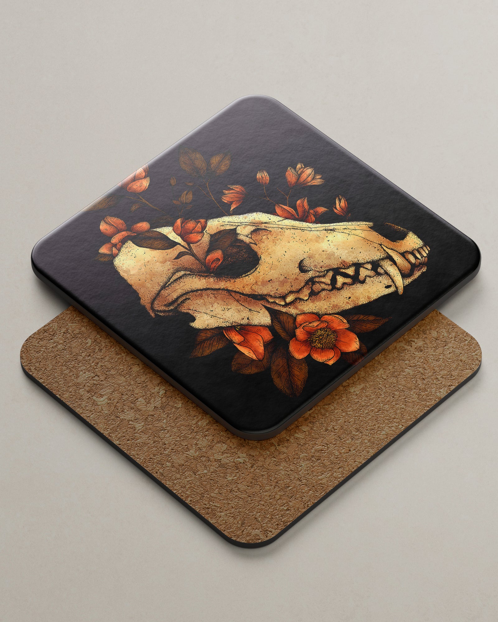 Fox Skull - Coaster