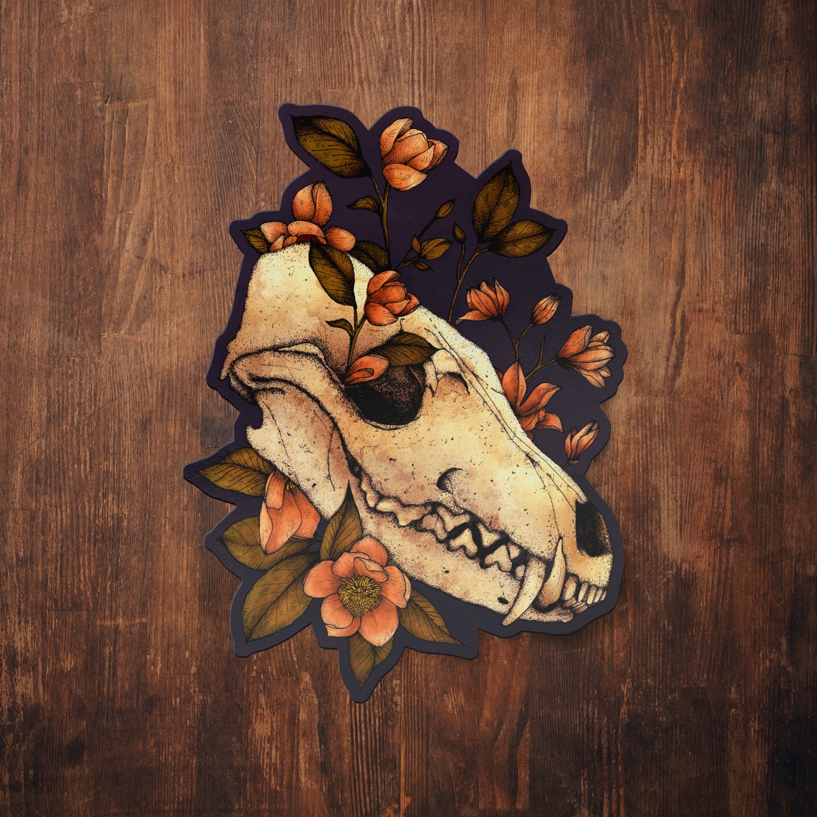 Fox Skull - Vinyl Sticker