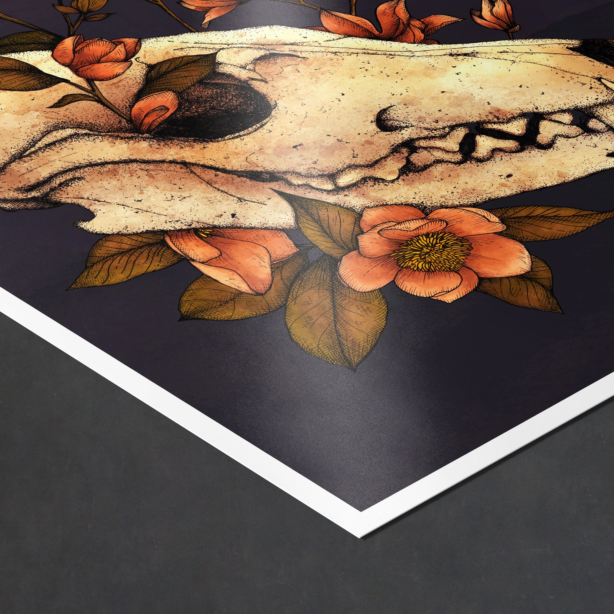 Fox Skull - Giclée Art Print - Print is Dead